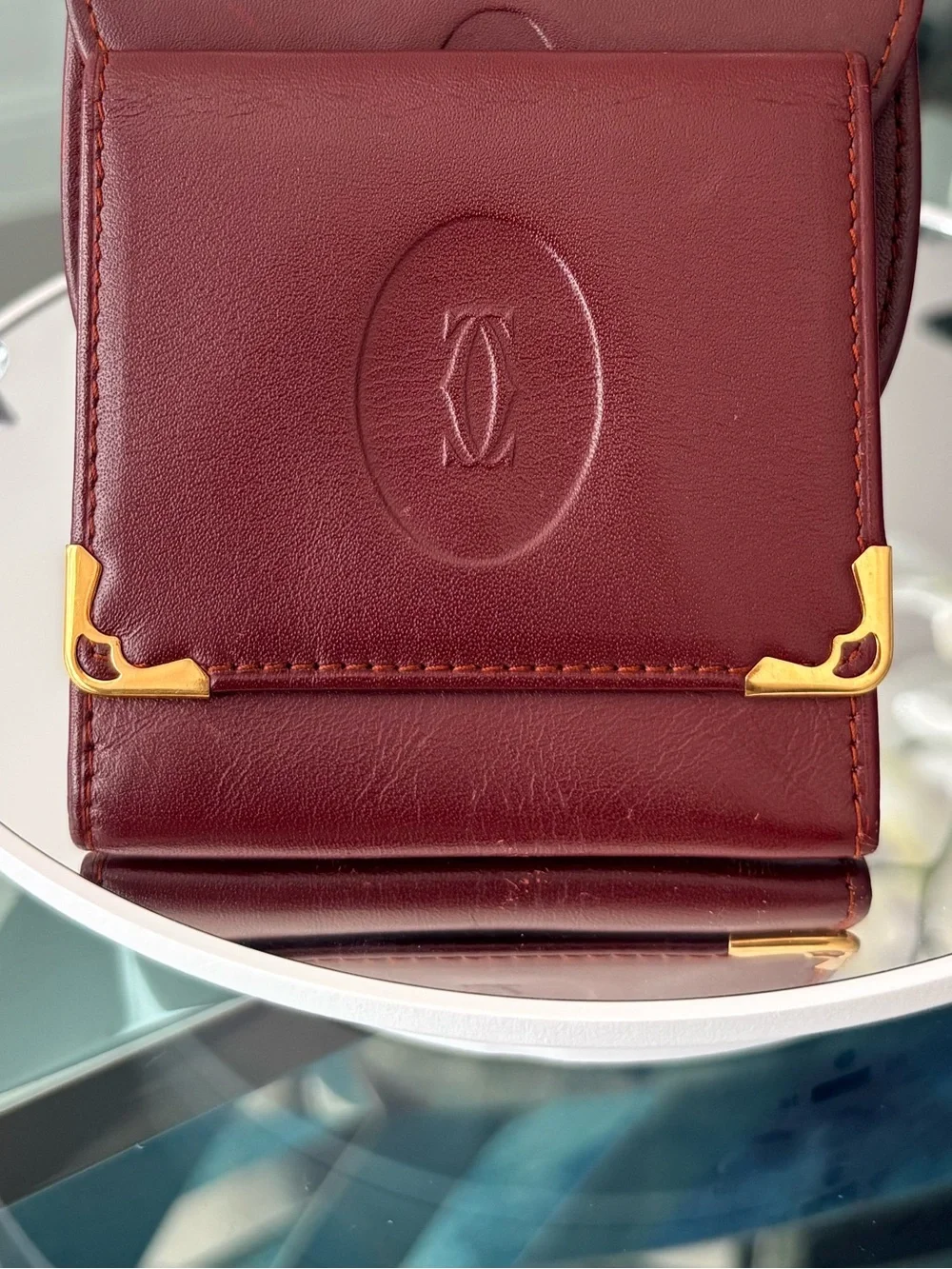 Vintage Cartier Square Coin Wallet